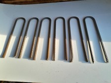 6NO TRAMPOLINE ANCHORS TENT PEGS REBAR STAKES 300MM x 10MM