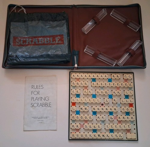 Vintage travel scrabble deluxe - travel,