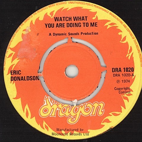 Eric donaldson watch what - donaldson,