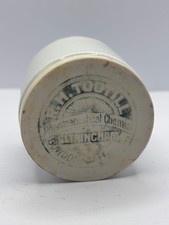 Old lidded chemist pot with