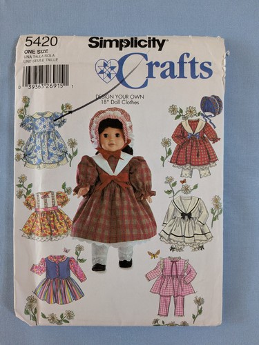 Simplicity 5420 american girl - simplicity,