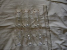glassware drinkware Set of 6 decorative glasses (6851/2)