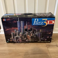 Hasbro Mb Puzz 3D New York New York Jigsaw Puzzle 3141 Pieces Boxed Complete
