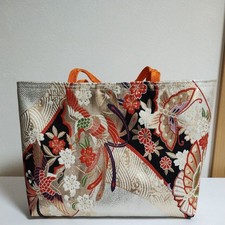 Obi Remake Tote Bag Japanese