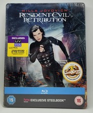 Resident Evil Retribution Blu ray Steelbook (2012) HMV EXCLUSIVE NEW & SEALED