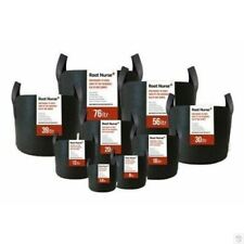 Fabric Plant Pots Black 1L–70L Breathable Round Grow Bags Hydroponic