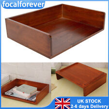 Wooden Document Letter Tray