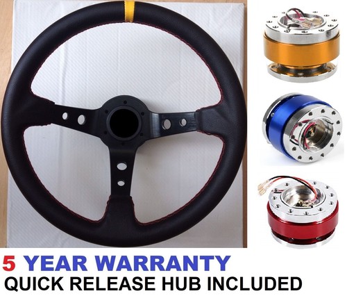 Leather steering wheel - steering, and