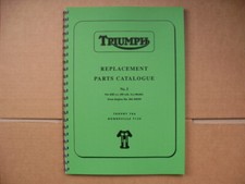 TRIUMPH T120,TR6, PARTS BOOK