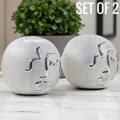 Silver decorative ball - decorative,