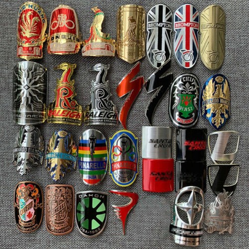 Metal bike head badge bmx - head,