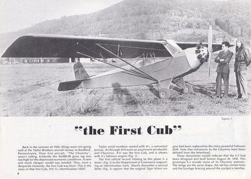 Piper cub aircraft report - piper,