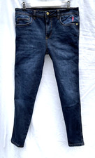 Scamp & Dude UK 12 Skinny Jeans Dark Blue Denim, 5 Pockets, 28.5in Inside Leg