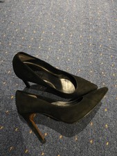 Whistles Black Suede Stilettos