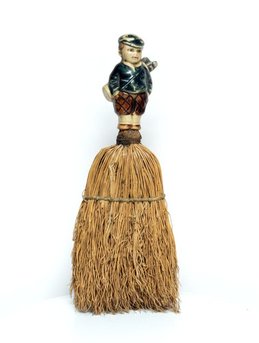 Antique table broom canvas - antique,