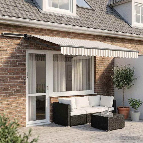 Electric retractable awning - retractable,