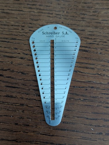 Schreiber hand size gauge - hand,