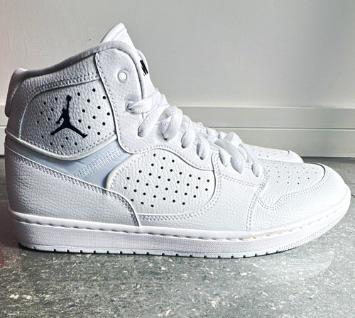 Jordan access white - jordan, leather