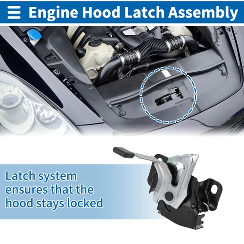 Hood latch assembly for honda - hood,