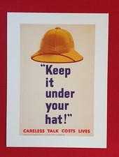 WARTIME POSTER REPLICA WW 2 -