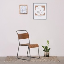 Retro metal plywood dining - metal,