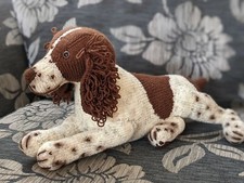 Hand Knitted Brown and Liver
