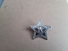 METAL DIECAST SHERIFF BADGE COWBOYS BLACKGANG CHINE ISLE OF WIGHT WILD WEST