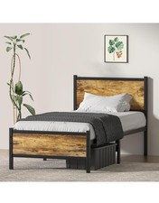 Single Bed Frame with Wooden