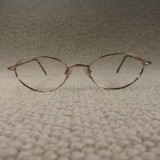 Glasses Frames Bobbie 24086301 Rose Gold Oval Full Frame Eyewear Spectacles