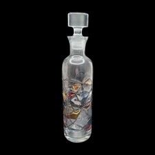 Fostoria Galleria Decanter Iridescence Art Glass with Stopper