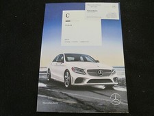 2019 Mercedes Benz C-class Coupe Conv Sedan Brochure C300 C43 C63 S AMG Catalog