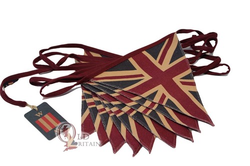 Vintage union jack bunting 9 - vintage,