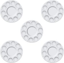 Artist Paint Mixing Palette Plastic Art White Craft Art Pack of 5