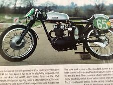 BSA C15 MOTORCYCLE RACER ARTICLE