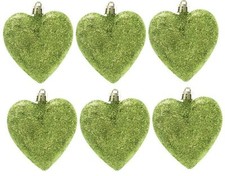6pc 8cm Christmas Tree HEARTS