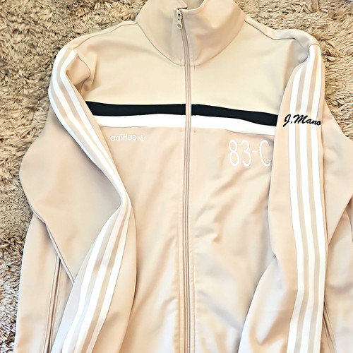 Adidas men beige full zip - beige,