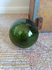 Vintage Green Glass Fishing