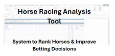 Horse racing analysis tool - horse,