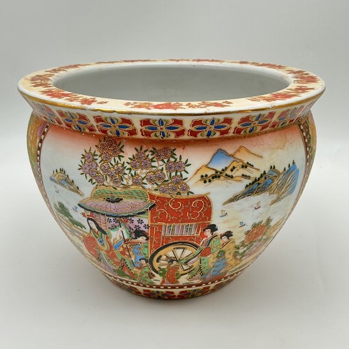Large decorative satsuma - decorative,