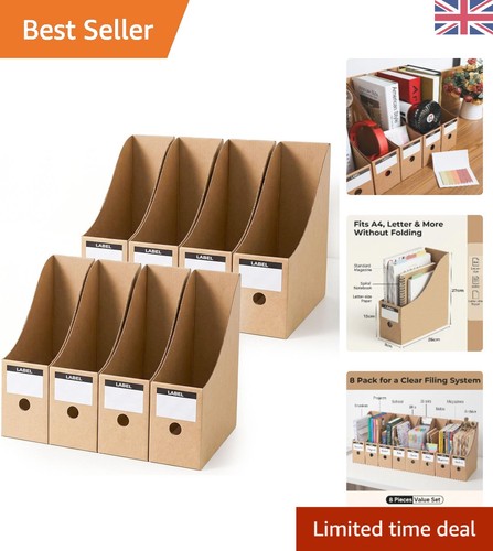 8pcs kraft magazine file - 8pcs,