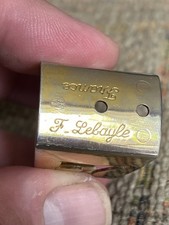 Rare Vintage Lebayle Ligature For Metal Tenor Sax Mouthpieces