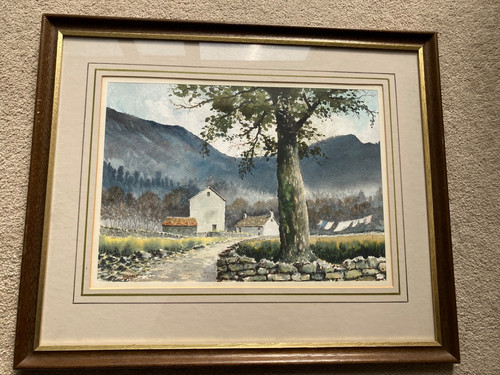 Watercolour painting hartsop - watercolour,