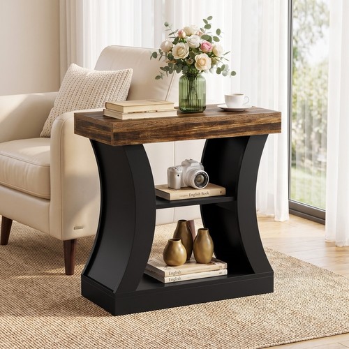 Modern end table - modern, 3-tier