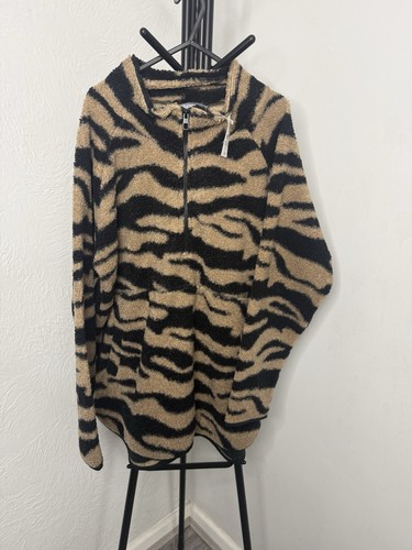 Numeg women tiger print borg - numeg,
