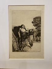 WILLIAM STRANG SCOTTISH ART ORIGINAL ETCHING LIFTING POTATOES THE PORTFOLIO 1882