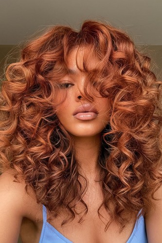 Inch ginger orange loose - orange,