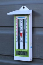 GREENHOUSE THERMOMETER GARDEN