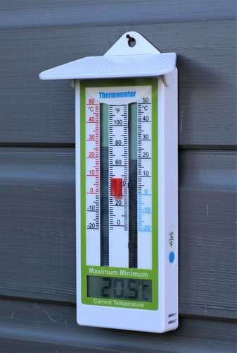 Greenhouse thermometer garden - thermometer,