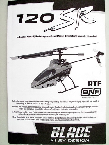 Blade 120 italian manual - 120,