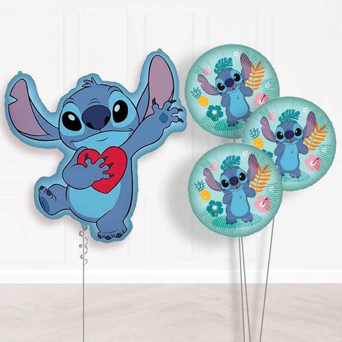 Stitch with heart balloon - heart,